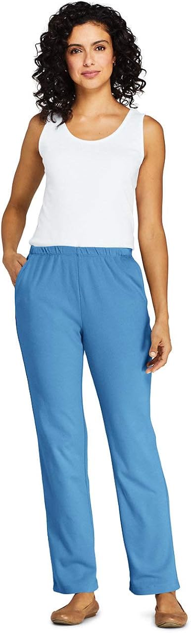 high rise elastic waist pants