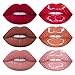 Lime Crime Holiday Limited Edition Spin The Dial Lip Set (Holiday Red and Neutrals). Mini Matte Velvetines and Wet Chery Glosses (Set of 6)