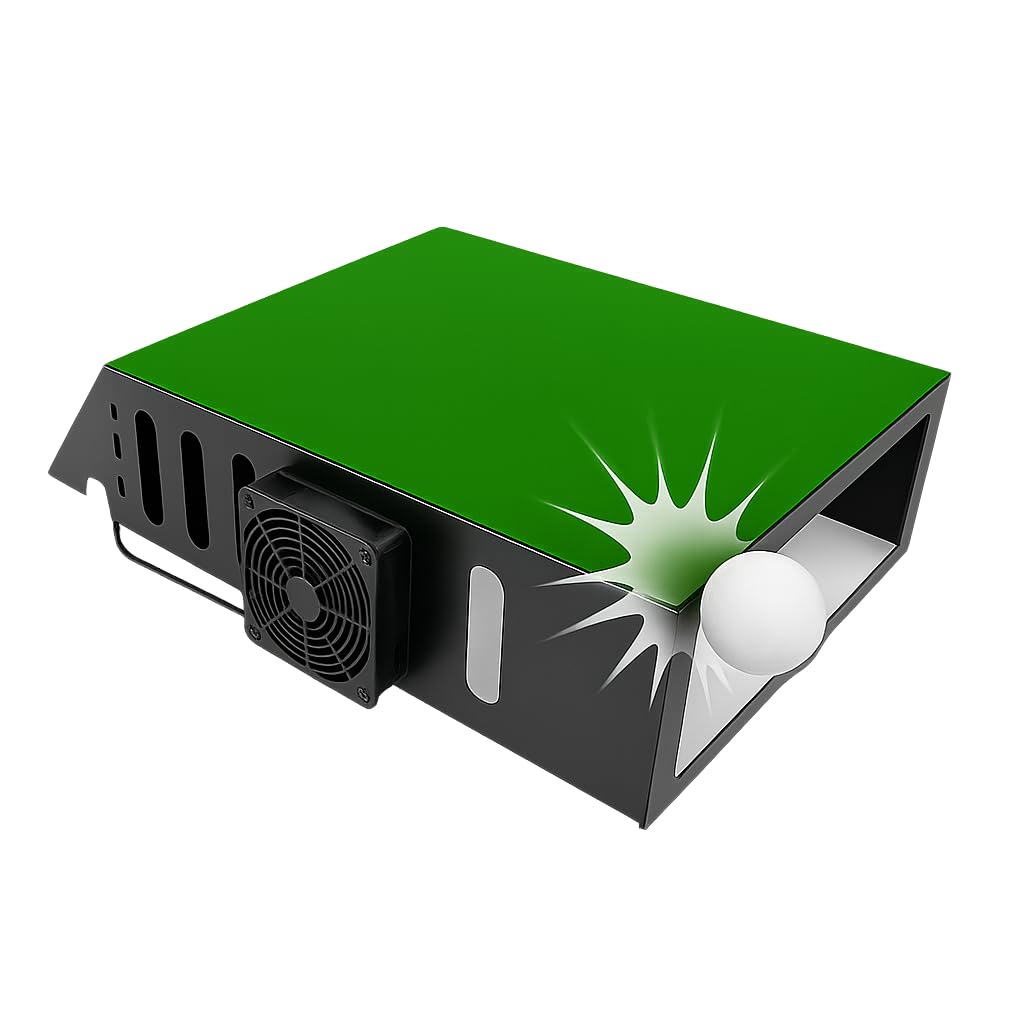 Photo 1 of Golf Projector Enclosure with Turf | Floor Mounted Enclosure for Golf Simulator Projectors with Cooling Fan | Matte?Painted Steel Build for Durable Protection