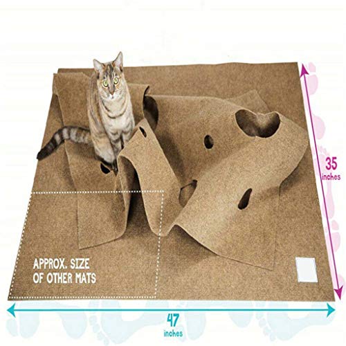 Redvive Top Pet Dog Cat Activity Play Mat Training Mat Cat Toy Bite Mat 120903 cm Training