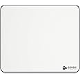 Glorious Large Gaming Mouse Pad for Desk - Rubber Base Computer Mouse Mat - Durable Mouse Mat - Cloth Mousepad with Stitched Edges - White Cloth Mousepad | 11"x13" (GW-L)