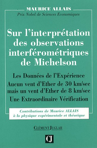 Sur l'interprétation des observations interférométriques de Michelson