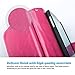 ULAK Galaxy S4 Case, S4 Case - Multi Card Slots Series PU Leather Magnetic Wallet Case Cover for Samsung Galaxy S4 IV i9500 (Hot Pink)