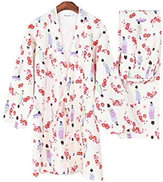 PANDA SUPERSTOREBeautiful Women's Pajamas Suit Pajamas Cotton Pajamas Kimono Pajamas