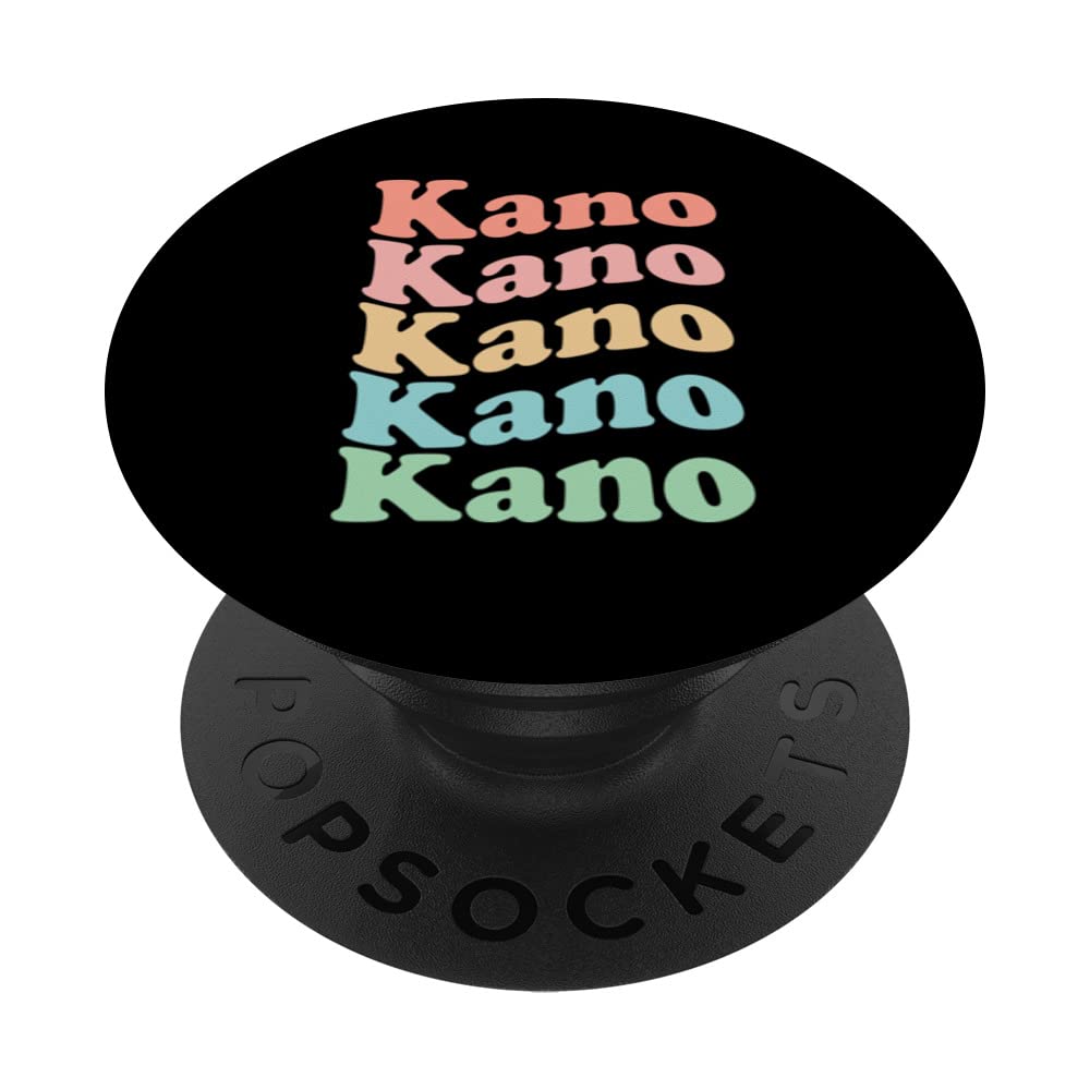Vintage 70's Nigeria Hippie City - Retro Kano PopSockets Swappable PopGrip