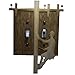 Lineman Double Switch Plate - Raw Wood - 5.8