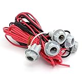 Partsam Universal Cab Clearance Marker Roof Lights T10 Wiring Wire Harness