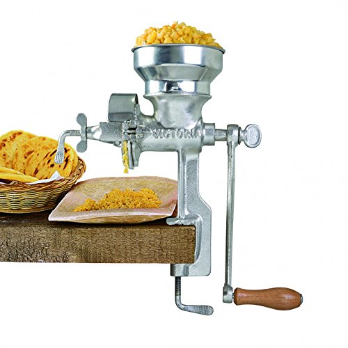 Victoria GRN-101 Manual Grain Grinder with Low Hopper, Black - Top 10