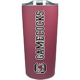 Campus Colors NCAA Stainless Steel Tumbler perfect for Gameday - 18 oz - Double Walled - Keeps Drinks Perfectly Insulated (South Carolina Gamecocks - Maroon)