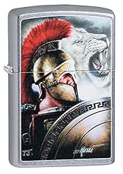 Zippo Mazzi Roman Soldier with Lion Street Chrome