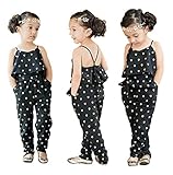 Baby World Kids Girls Harness Heart-shaped Rompers Summer Jumpsuit Clothes (3T(advice2 years), black)
