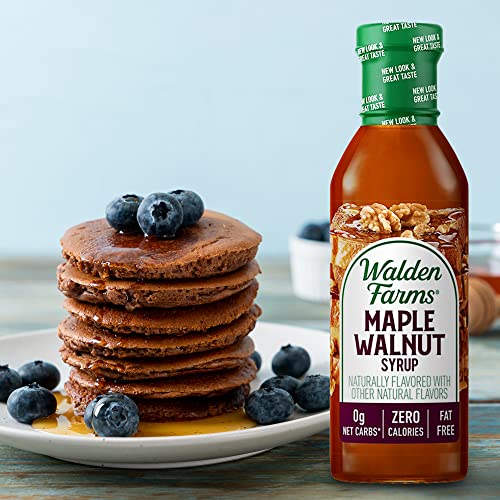 Walden Farms Maple Walnut Syrup 12 oz (Pack of 2) Sweet Syrup Near