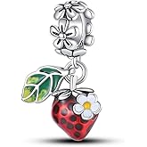 Parmuz 925 Sterling Silver Charms for Bracelets and Necklaces Gold Cross Butterfly Star Moon Cute Cat Dog Evil Eye Lucky Bracelet Beads Aesthetic Peandant for woman