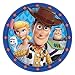 Toy Story 4 Birthday Party Supplies Pack For 16 With Toy Story Plates, Napkins, Cups, Birthday Candles, Tablecover, Add An Age Birthday Banner, 12 Sheriff Badges, and Exclusive Pin