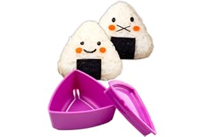 Nice witch's Onigiri Mold Rice Ball Maker (1 Pack) - Triangle Sushi Mold, Easy Homemade Japanese Korean Bento Cooking