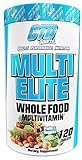 Whole Foods Multivitamin for Men and Women. Pure Natural Ingredients for Energy, Hair, Skin and Nails. Fruit and Vegetable Best Vitamin Supplement Sports Formula. Multi Elite 120 Tablets.