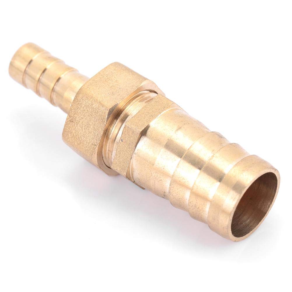 Hilitand Brass Fitting, 10-16mm Barb Reducer, Wear-resistant, Durable, 1 Pcs
