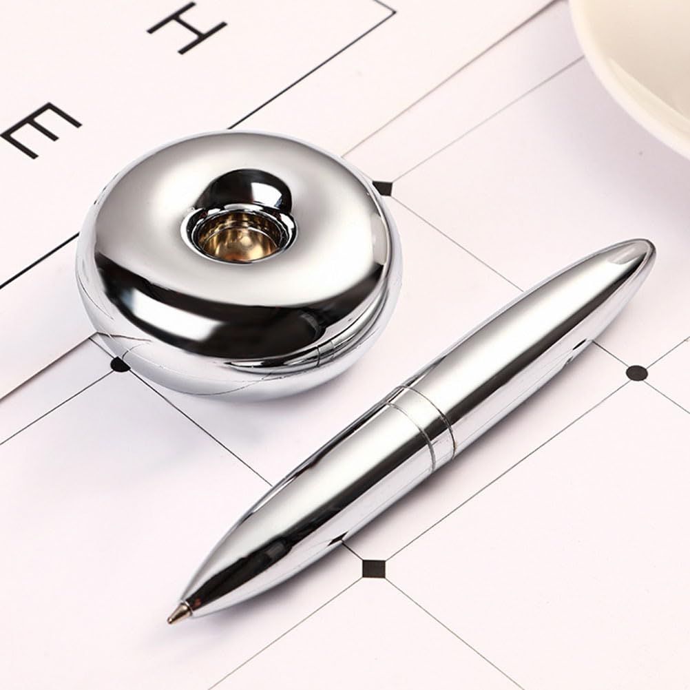 DOITOOL 2 Stück Magnetische Metall Kugelschreiber Schwebende Schreibstifte für Büro Elegante Ballpoint Pens für Männer für Unterschriften und Bürobedarf 9