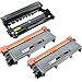 Sotek Compatible with Brother TN630 TN660 DR630 (2 Toners +1 Drum Unit), compatible With Brother MFC-L2740DW DCP-L2520DW DCP-L2540DW MFC-L2700DW MFC-L2720DW HL-L2300D HL-L2320D HL-L2360DW HL-L2380DW HL-L2340DW