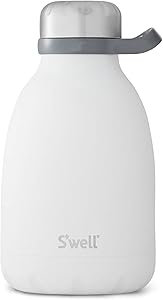 S'well Stainless Steel Roamer Bottle-40 Fl Oz-Moonstone Triple-Layered Vacuum-Insulated Containers Keeps Drinks Cold for 48 Hours and Hot for 16-BPA-Free Travel Water Bottle, 40oz