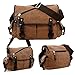 OCT17 Men Messenger Bag 14 inch College Shoulder Canvas Vintage Crossbody Military Satchel Bag Laptop