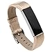 Henoda Replacemnt Leather Bands Compatible with Fitbit Alta/Fitbit Alta HR, Classic Genuine Leather Wristband, Small Large, No Tracker