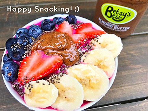Gourmet Cinnamon Almond Butter w/ Chia Seeds by Betsy's Best - All Natural and GMO Free