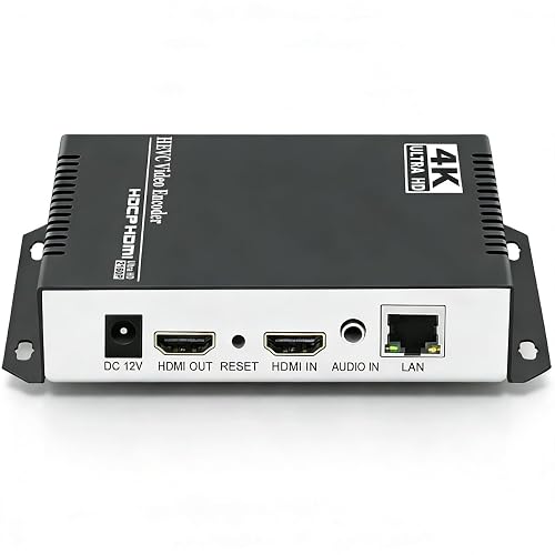 HEVC H265 H264 AVC 4K 1080P HDMI to Ethernet IP Video Audio Encoder ...