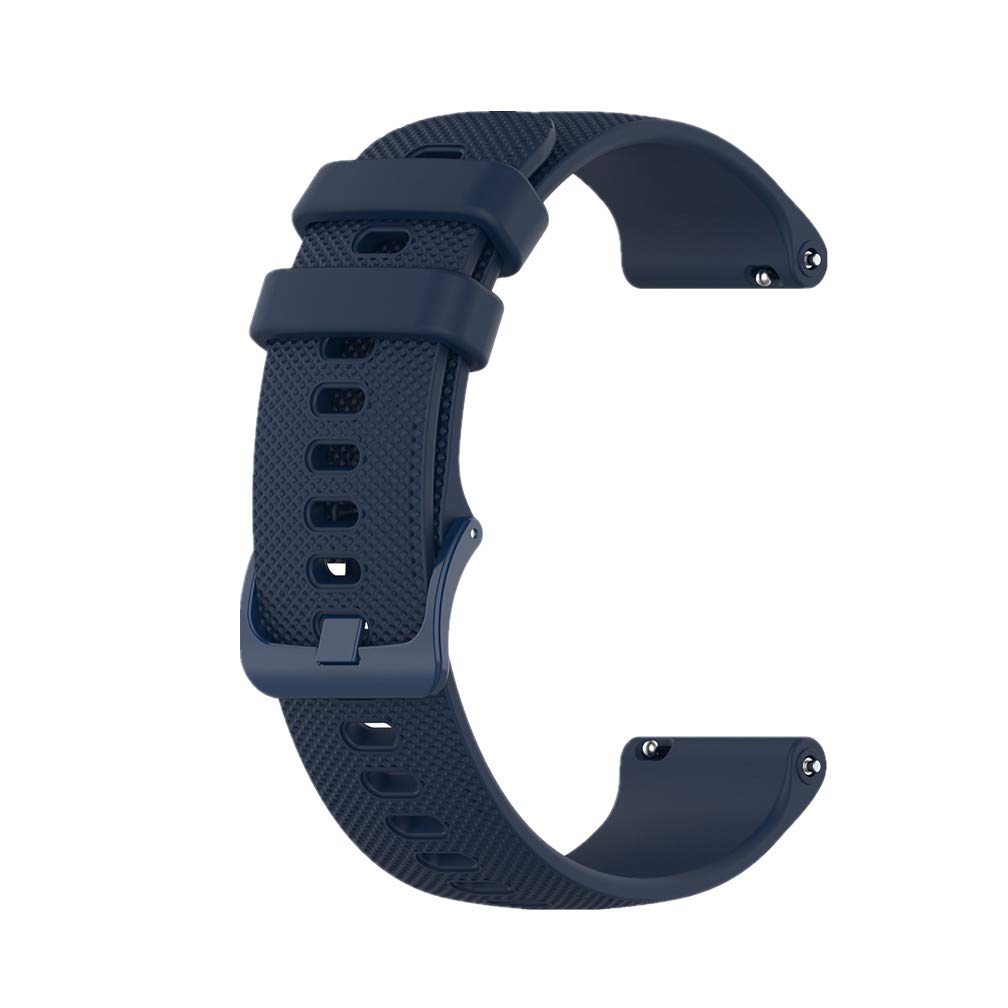 Huwokxix 22mm Watch Strap compatible with Garmin vivoactive 4/Forerunner 255/265/570 47MM,Sport Strap Silicone Replacement Band for Garmin Venu 3/Venu 2