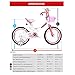 Royalbaby Jenny Princess Pink Girl's Bike with Training Wheels and Basket, Perfect Gift for Kids, 12-14-16 inch wheels