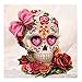 5D DIY Diamond Painting Kits for Adults Full Square Drills Sugar Skull Flower Picture Embroidery Cross Stitch Art Craft Wall Home Decor