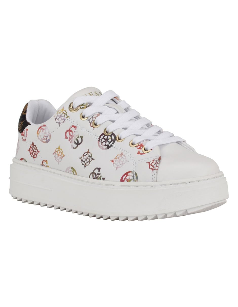 GUESS Women’s DENESA Sneaker, Floral Multi 140, 8.5