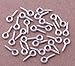 Blovess Yueton Pack of 500 Mini Screw Eye Pin Peg Jewelry Making Findings for Crafting 104.5mm/0.390.18