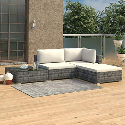 UnfadeMemory Garten-Lounge-Set Gartensofa mit Sitzkissen ...
