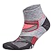 Balega Enduro V-Tech Quarter Socks For Men and Women (1 Pair) (2017 Model), Mid Grey/Carbon, Large