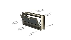 1608 Hopper Vent Window for Glass