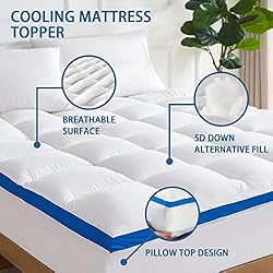CYMULA Mattress Topper Queen Size, Cooling Mattress