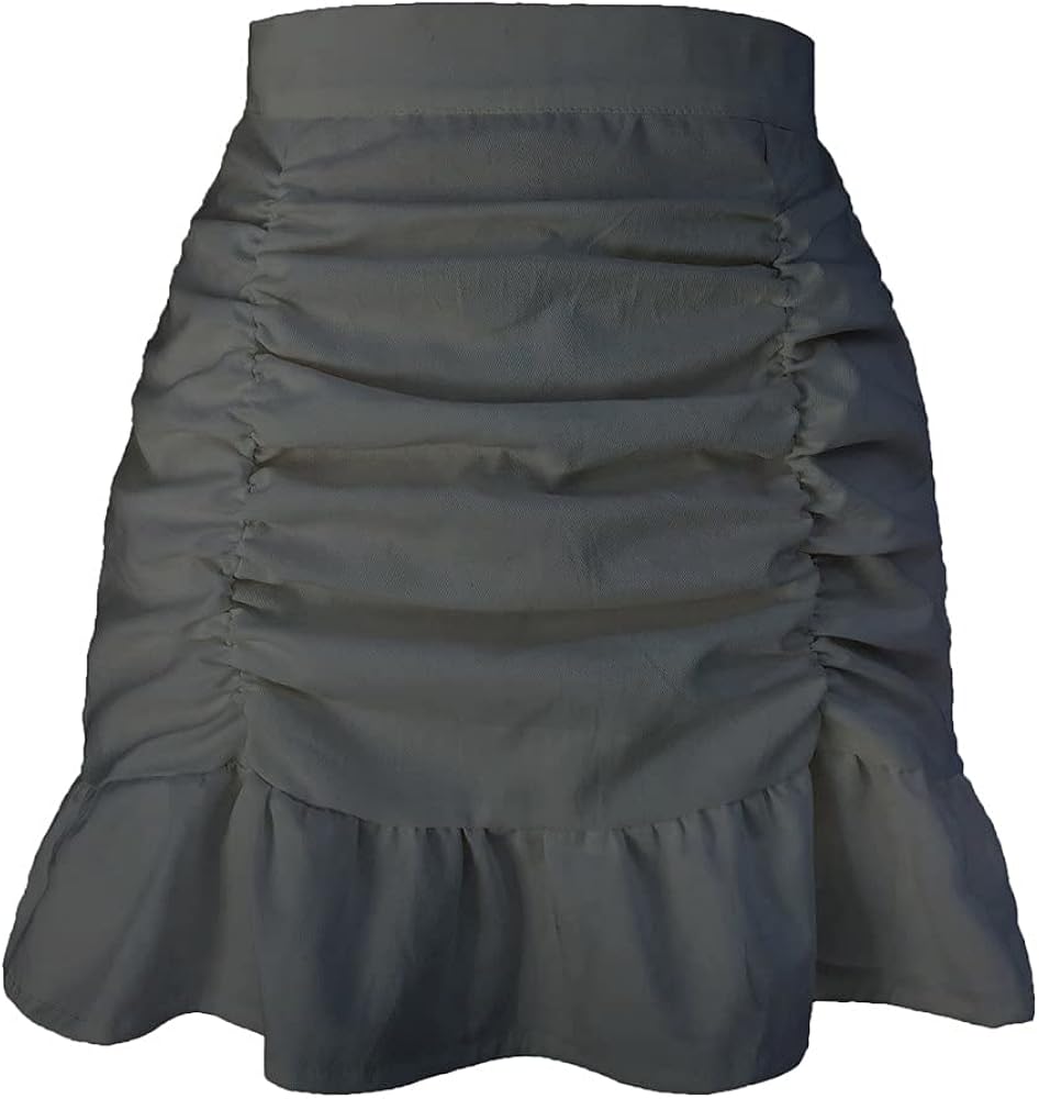 N\P Woman Skirts Skirt Zipper Skirts Pure Color Skirts Womens Amazon