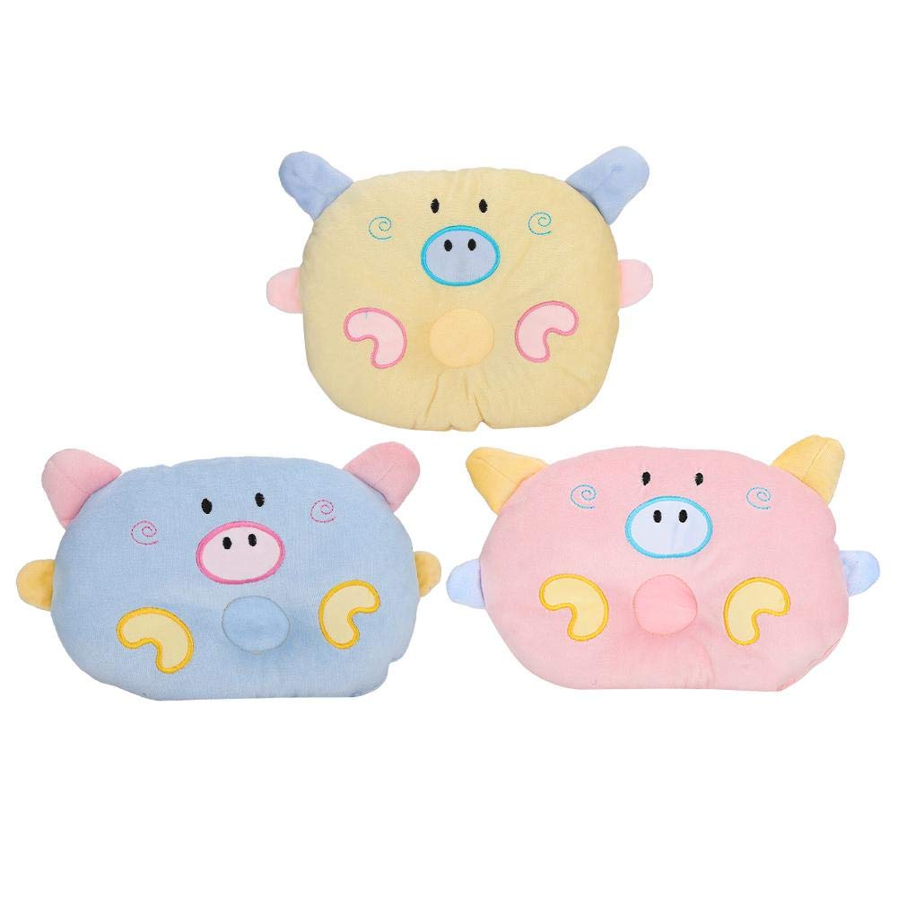 Cute Cartoon Fashion Pig Animal Shape Pet Pillow Cervical Spine Neck Support Sleeping Polyester Plush Pillows for Puppy dogs cats Pets(pink)