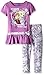 Disney Girls' Frozen Peplum Top and Legging Two-Piece Set