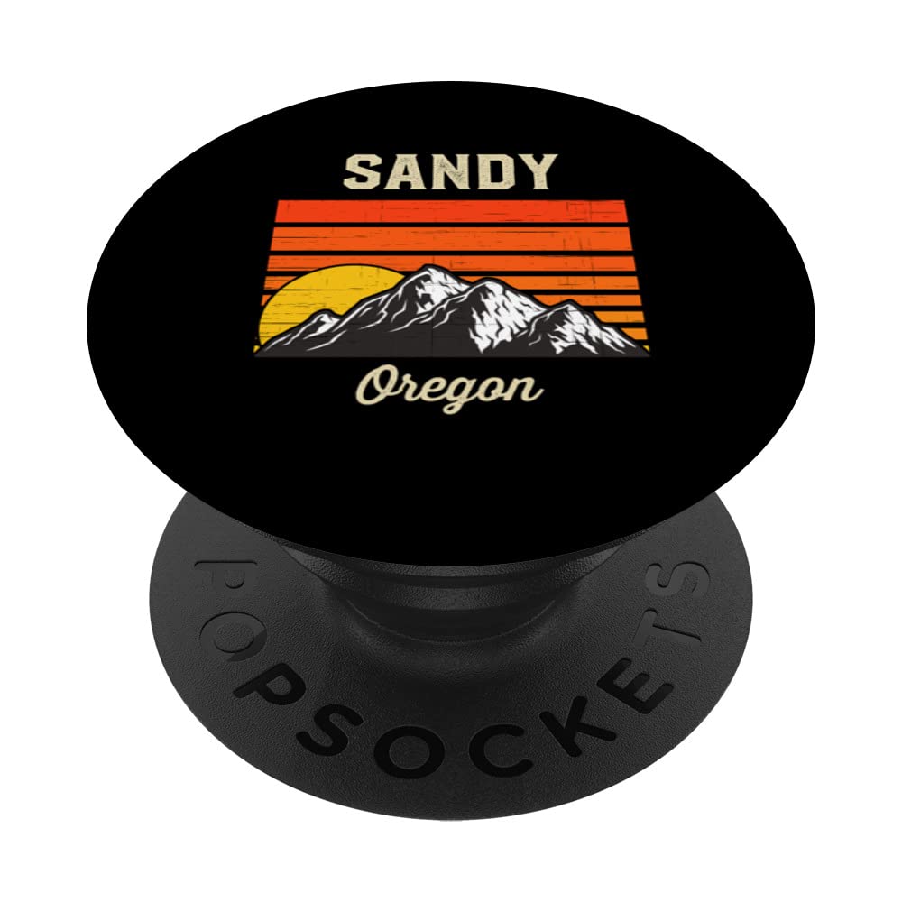 Sandy Oregon Retro City State Vintage USA PopSockets Swappable PopGrip