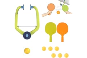 10 * 7inch Hanging Table Tennis Trainer Portable Set Adjustable Doorway Game Pingpong Trainer Portable Ping Pong Set with 2 R