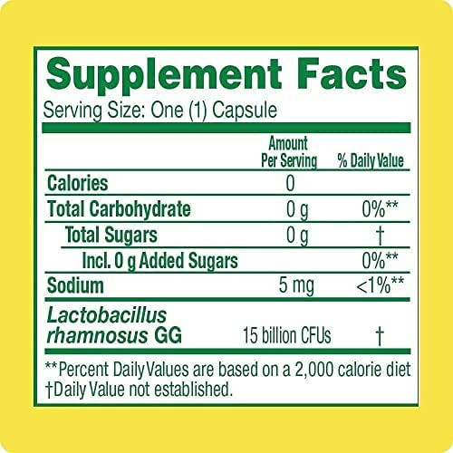 CULTURELLE HEALTH & WELLNESS DAILY PROBIOTIC SUPPLEMENT FOR MEN & WOMEN, HELPS SUPPORT YOUR IMMUNE SYSTEM, OCCASIONAL DIARRHEA, GAS & BLOATING, 15 BILLION CFUS, NON-GMO, 30 COUNT
