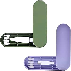 Hisopo de algodón reutilizable, con funda de transporte, lavable, se