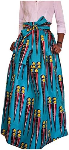 RSunshine Women High Rise African Print Dashiki Sexy Spring Skirt AS1 4XL