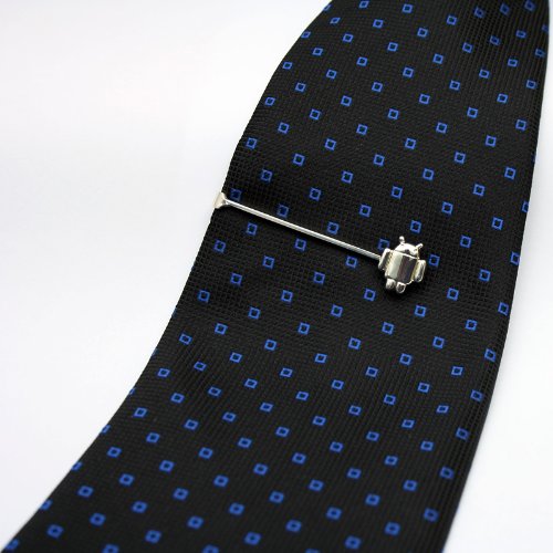 ZAUNICK Android Tie Clip Sterling Silver