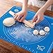 Silicone Baking Mat Extra Large Non-stick Baking Mat With High Edge, Food Grade Silicone Dough Rolling Mat For Making Cookies, Macarons, Multipurpose Mat, Countertop Mat, Placemat (16