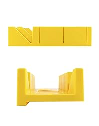 QWORK 12-Inch High Impact Plastic Miter Box with