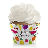 Tutti Fruity - Frutti Summer Baby Shower or Birthday Party Decorations - Party Cupcake Wrappers - Set of 12