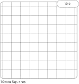 Rhino A4 Exercise Books 32-Page 10mm Squares 3-Pack Yellow view 8